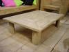 Lage tafel van steigerhout